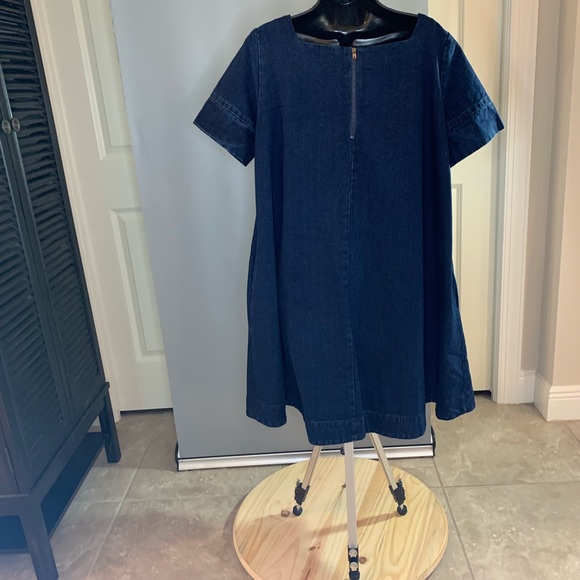 Denim Swing Dress - Picture 2 of 2